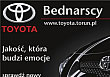 Projekt reklamy do gazety Nowości dla Toyoty