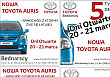 Projekty reklam informujących o Dniach Otwartych Toyoty Auris